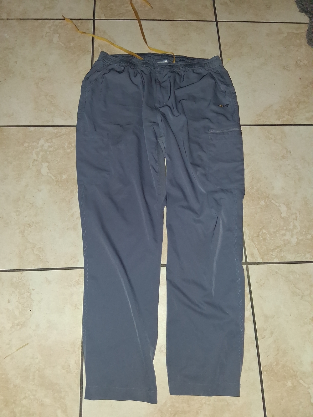 Carhartt Men's Dark Gray Drawstring Scrub  Pants Xl